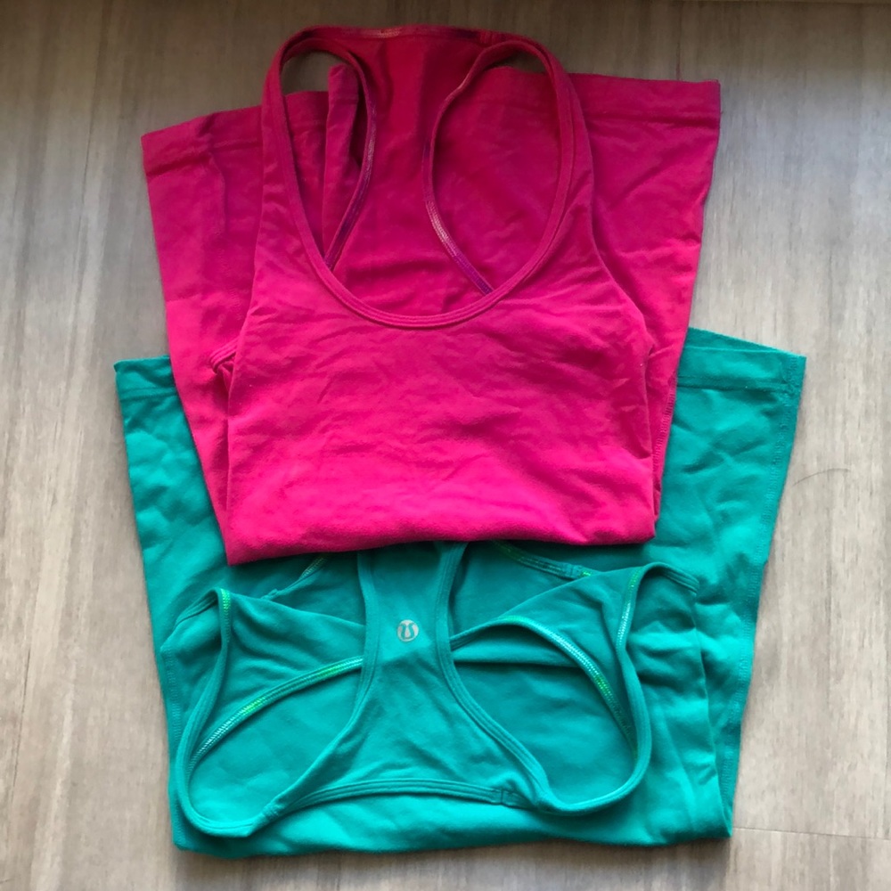 Two Lululemon tank tops! Size 4